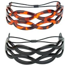 FASCIA/CERCHIETTO DEMY E NERO PLASTICA